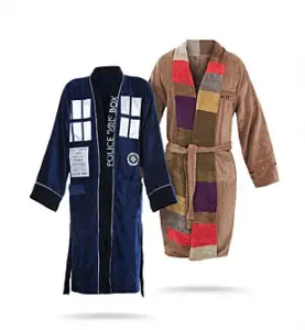 Doctor Who Bath Robe 12 Gift Ideas Any Whovian Would Love - Includes 12 categories with over 30 Doctor Who gift ideas! - #doctorwho #giftideas #whovian #doctorwhogift #giftguide 