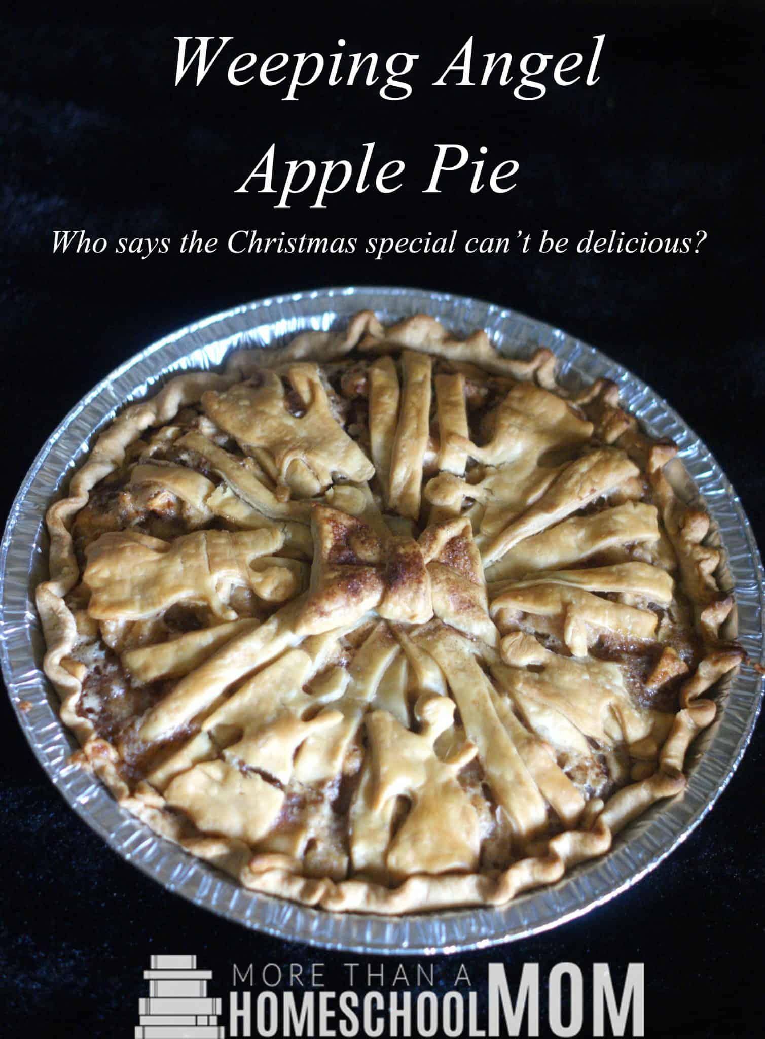 Weeping Angel Apple Pie - Easy Apple Pie Recipe - Easy home made apple pie recipe with a Doctor Who apple pie with weeping angels. 