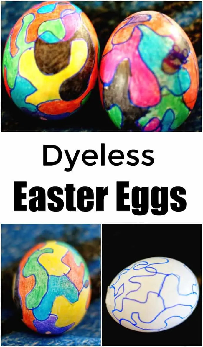 Dyeless Easter Eggs
