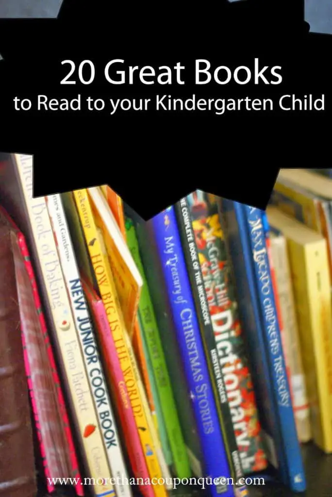 Books for kindergarteners - 20 Great books to read aloud! 
