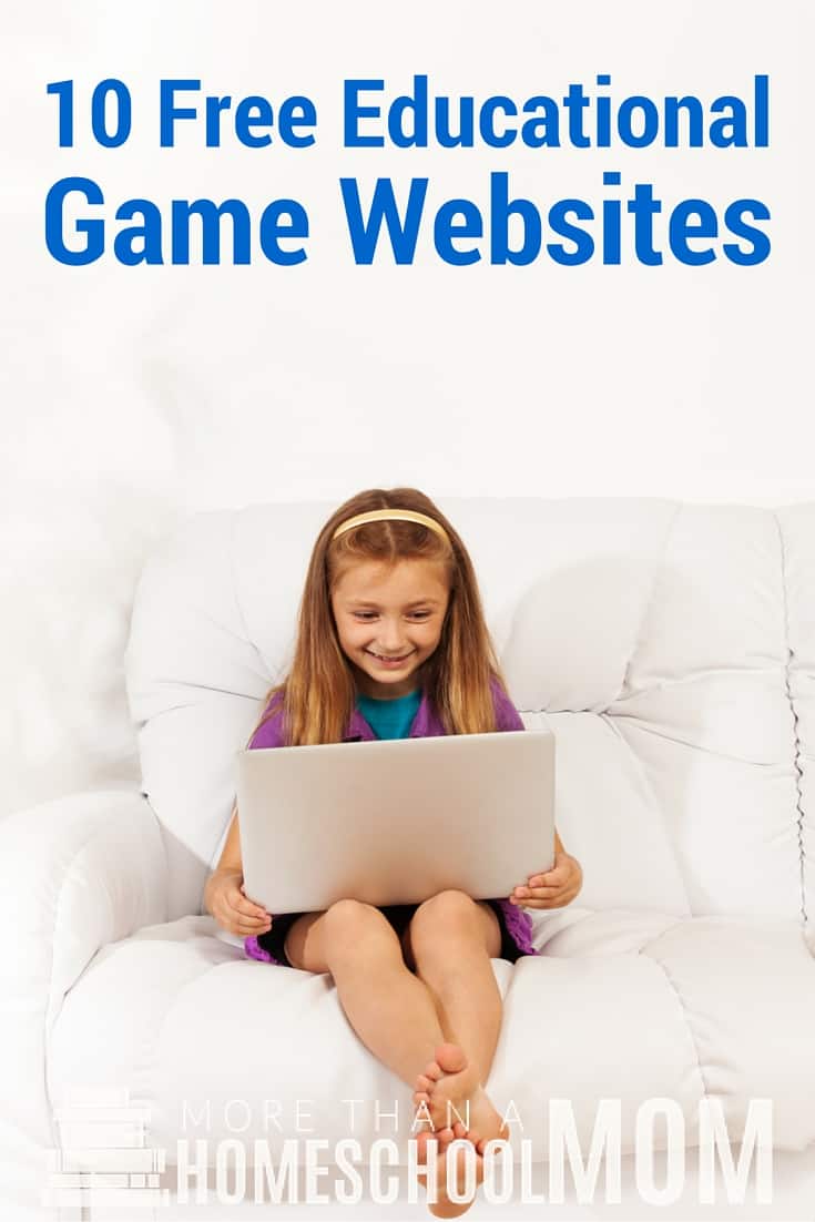 10 Free Educational Websites - Homeschool for free with some of these free game websites with an educational twist. #onlinelearning #homeschool #onlinegame #learningsites #edchat #education