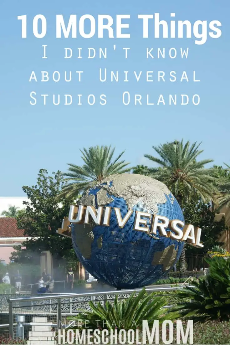 10 MORE Things I Didn’t know about Universal Studios Orlando