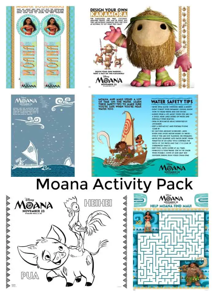 Moana Activity Pack - #moana #freeprintable #freeprintables #disney 