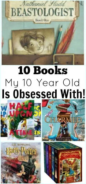 10 Books my 10 Year Old is Obsessed With - Books for 10 Year Olds - #amazingbooks #books #reading #homeschool #homeschooling #homeschooled 