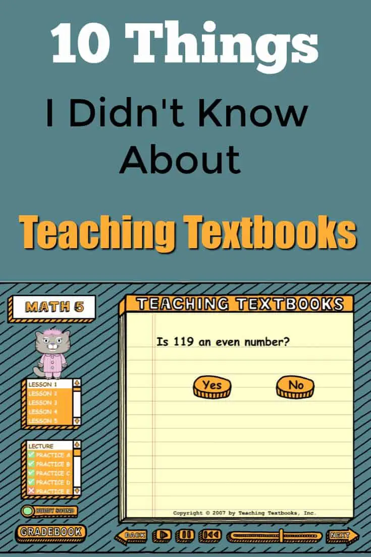 10 Things I didn't know about Teaching Textbooks homeschool math curriculum - #Homeschool #math #mathcurriculum #curriculum #teachingtextbooks #teachingtextbooksmath #education #edchat #teach