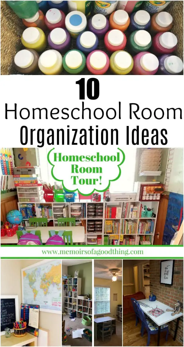 10 Homeschool Room Organization Ideas