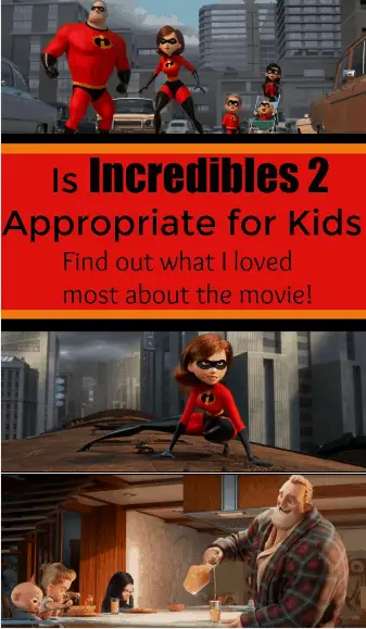 Is Incredibles 2 Appropriate for kids