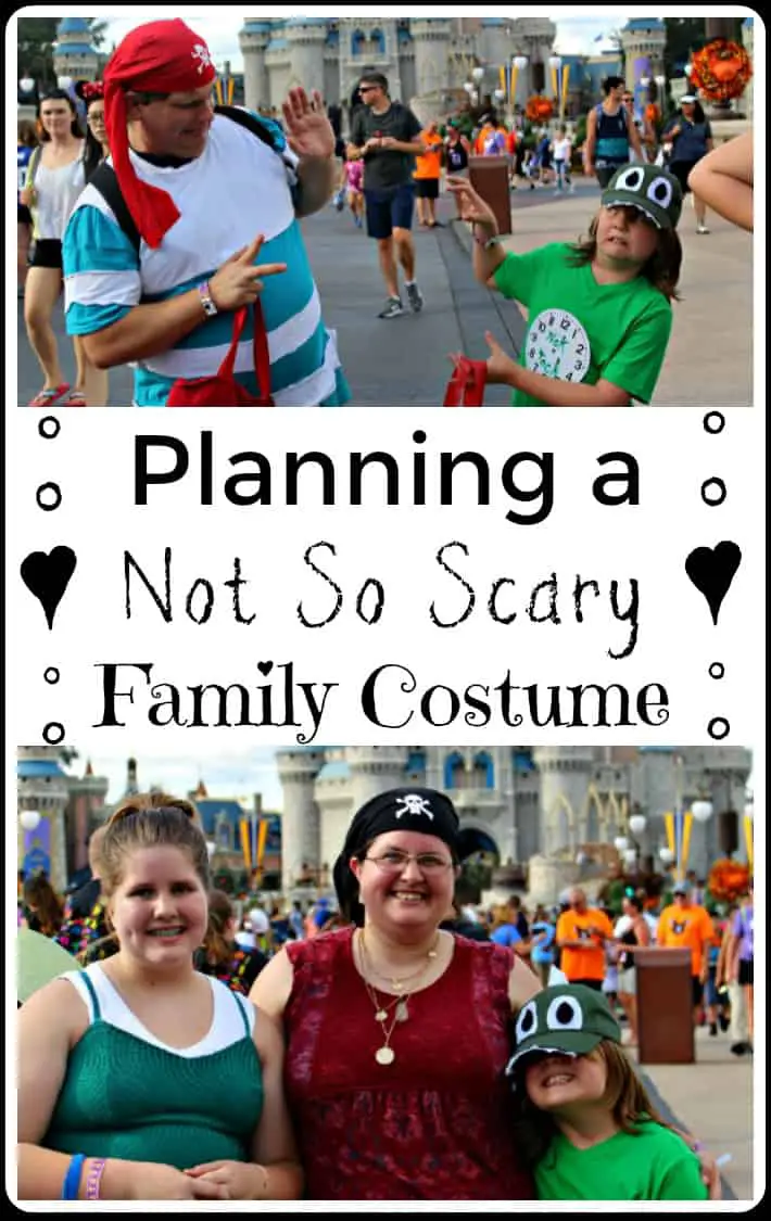 Planning a Not So Scary Family Costume - Don't miss these Disney costume tips to help you pick your not so scary costumes. 
