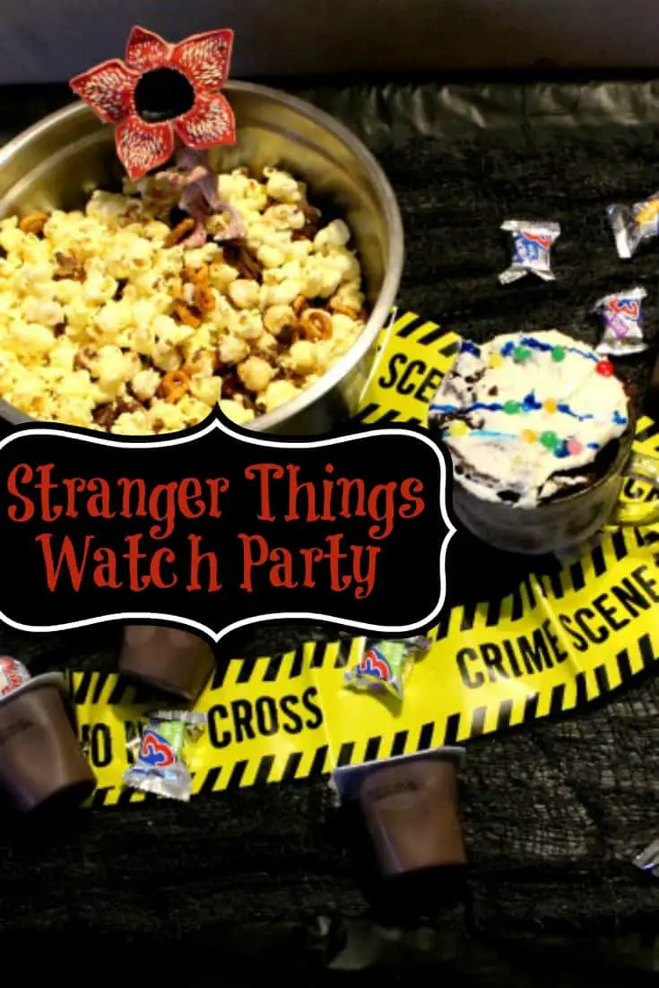 Stranger Things Watch Party - Are you planning a Stranger Things watch party? Don't miss these fun Stranger Things snacks and watch party ideas! 