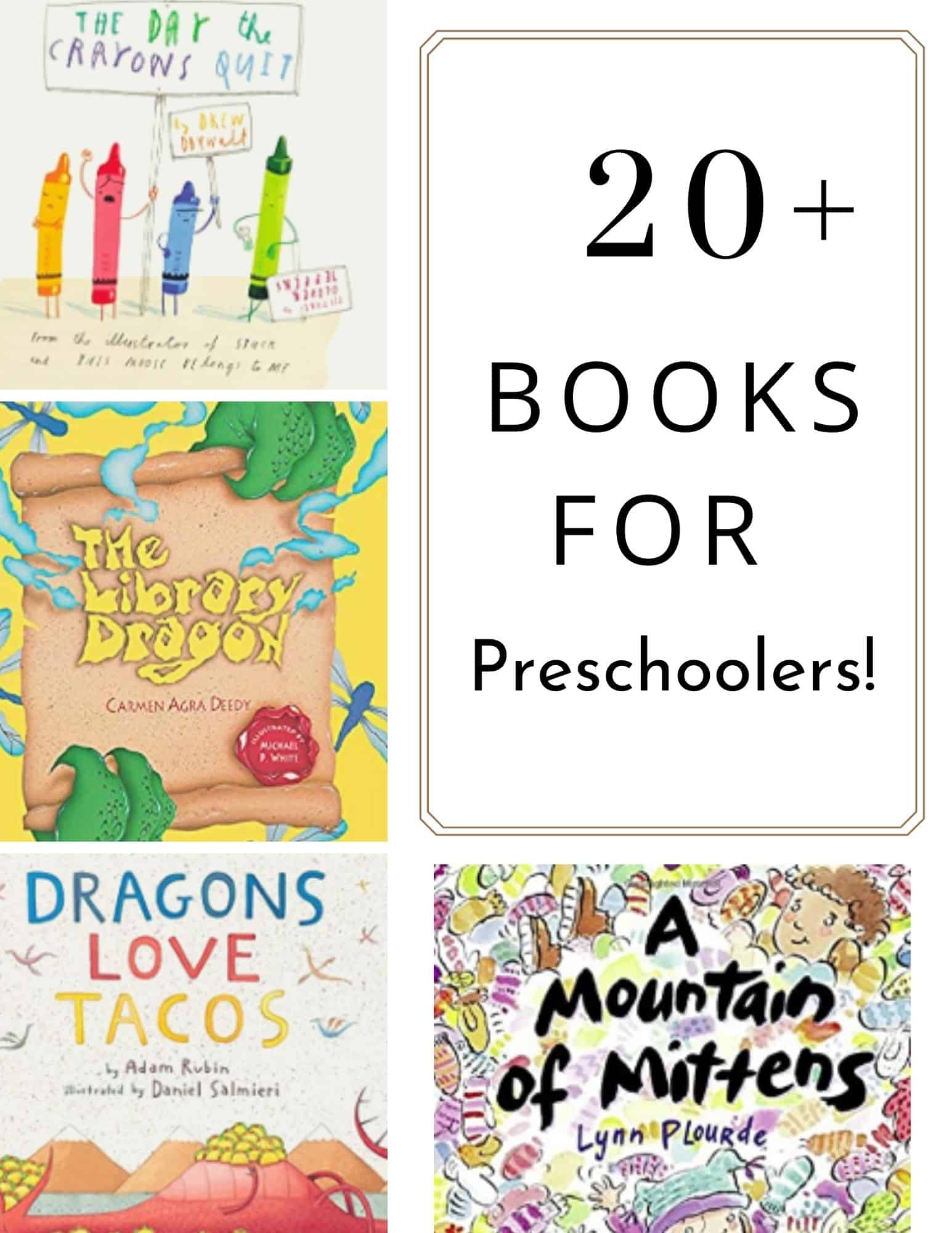 Buying books for preschoolers can be easy with these fun books for early readers. Includes over 20 books preschoolers are sure to love! Perfect for read-aloud or family reading time.