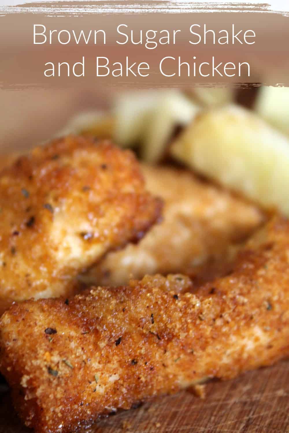Finding an easy chicken recipe for moms isn't hard with this Brown Sugar Shake and Bake chicken nugget recipe that is sure to be a hit!