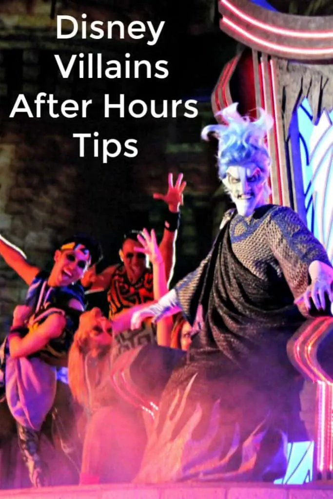 Disney Villains After Hours Tips - Is it worth the money? What characters can you meet? What can you experience at the Disney villains after hours event? Find out this and more in this post from Meagan Gets real. #Disney #VillainsAfterHours #DisneyVillains #VisitFlorida #Orlando