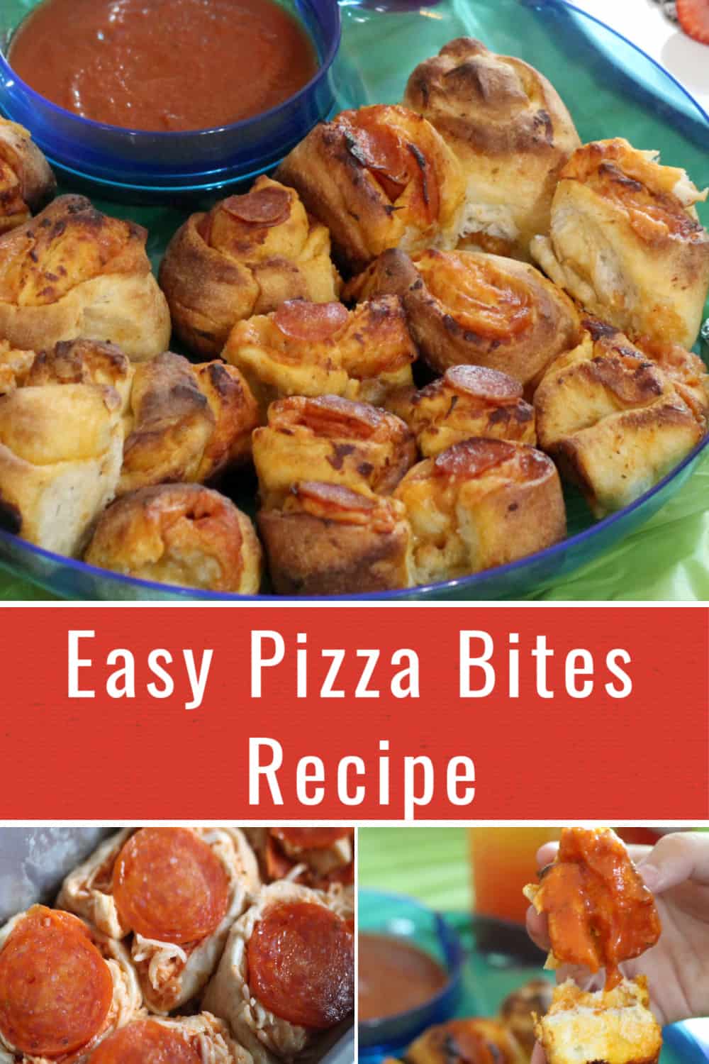 Easy Pizza Bites Recipe perfect for an Artemis Fowl party or any family entertaining event. 