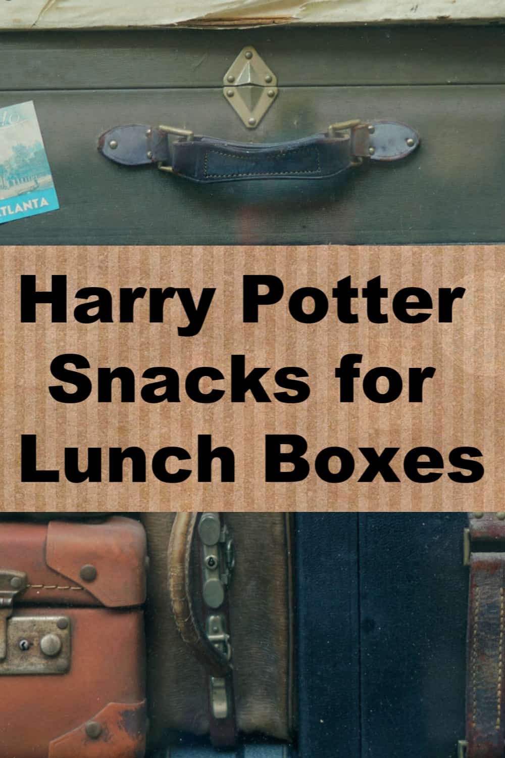 Harry Potter Snacks for Lunch Boxes for your favorite Harry Potter fan. These Harry Potter snacks are perfect for lunch or for a Harry Potter party! 