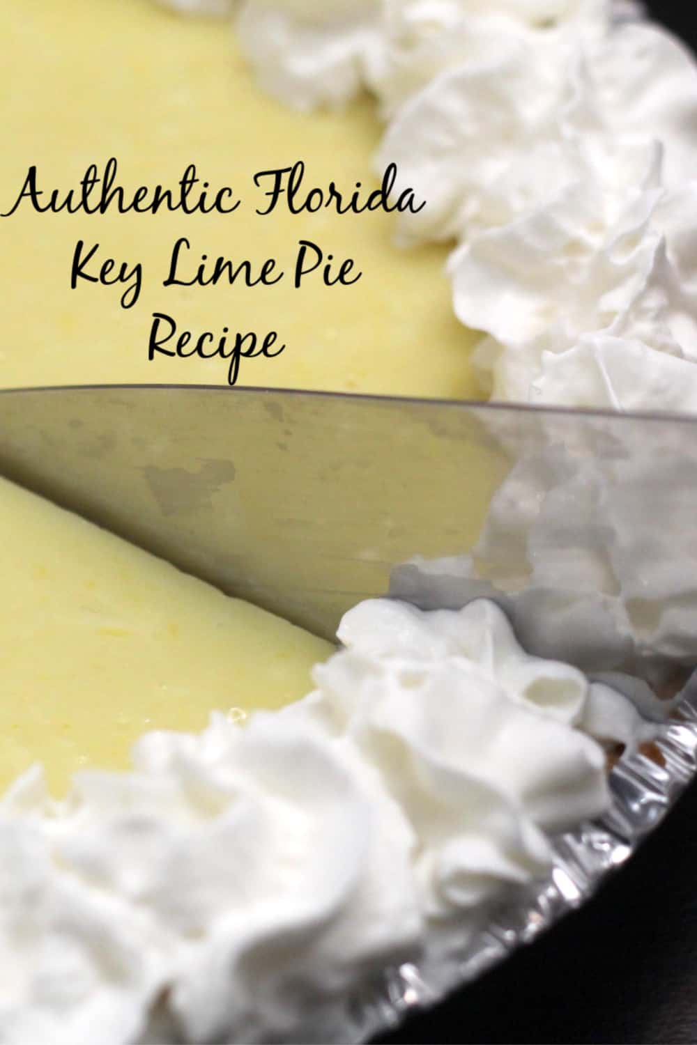 Authentic key lime pie recipe! This easy key lime pie recipe is sure to be the perfect easy dessert for your next dessert party or family get together. Bring a taste of Florida to the table with this delicious dessert!