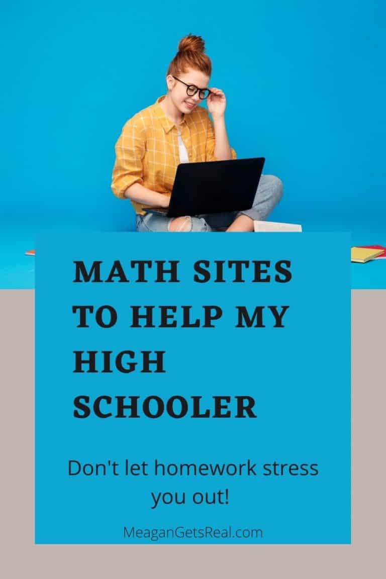 Math sites to help my high schooler
